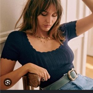 Sezane Anil Jumper - Navy XS